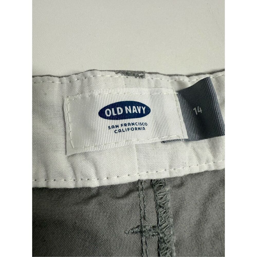 Old Navy Women’s Cotton Blend Chino Shorts Gray Size 14 See Description - Picture 3 of 11